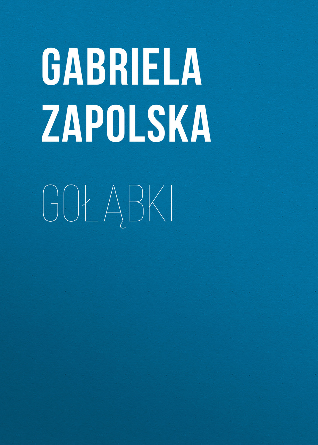 Обложка книги «Gołąbki»