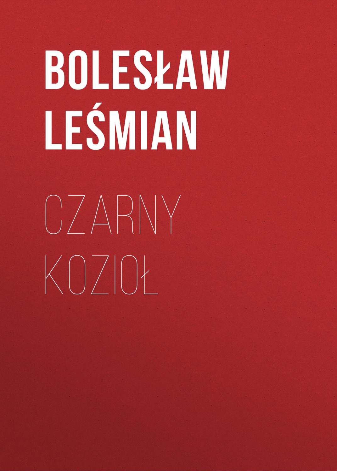 Обложка книги «Czarny kozioł»