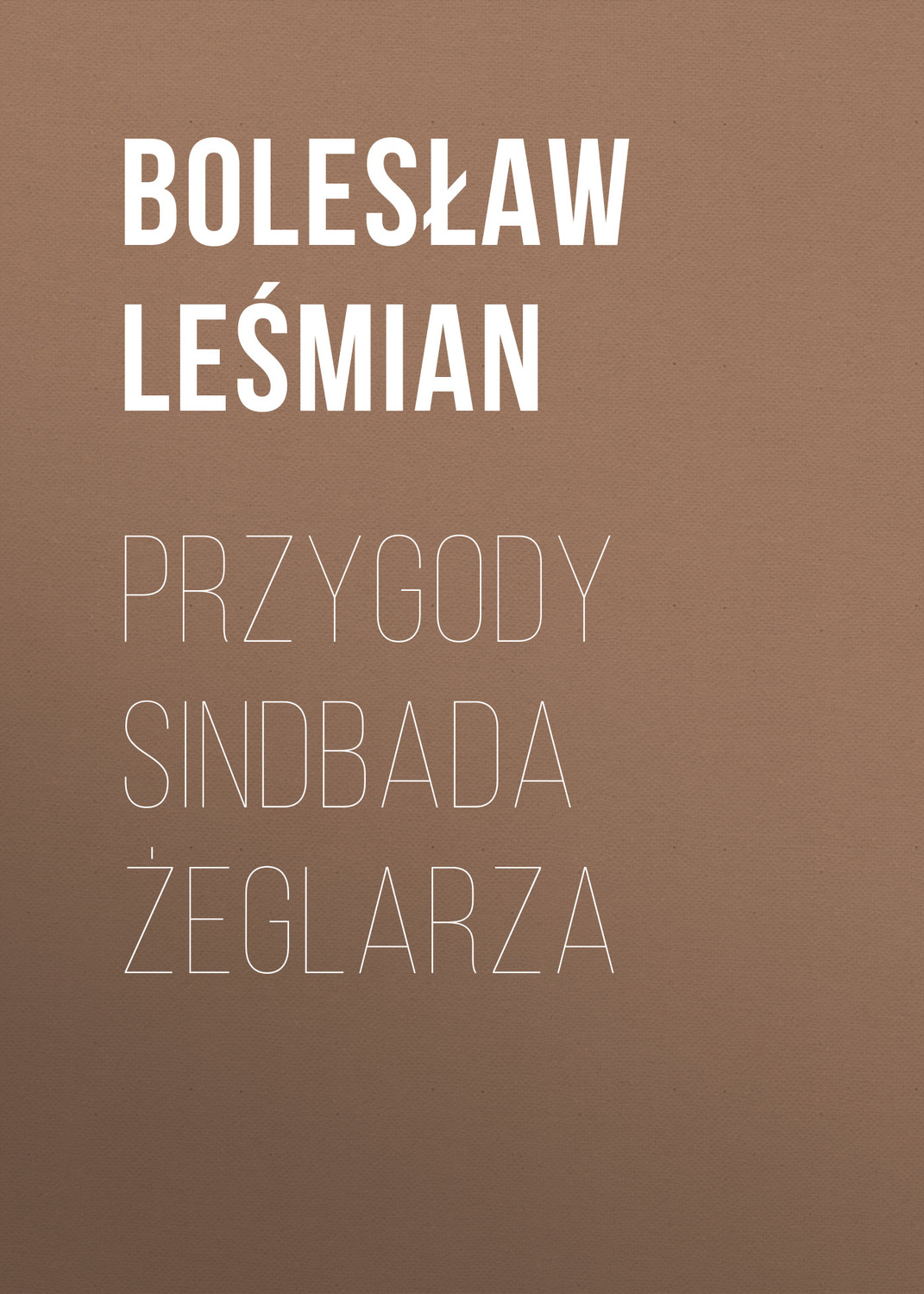 Обложка книги «Przygody Sindbada żeglarza»