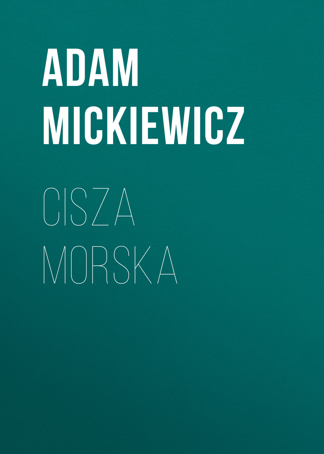 Обложка книги «Cisza morska»