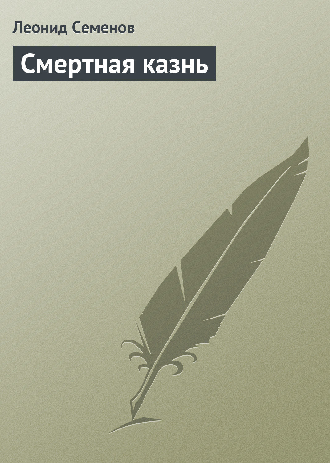 Обложка книги «Смертная казнь»