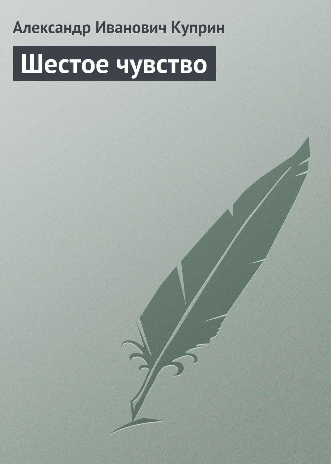 Обложка книги «Шестое чувство»
