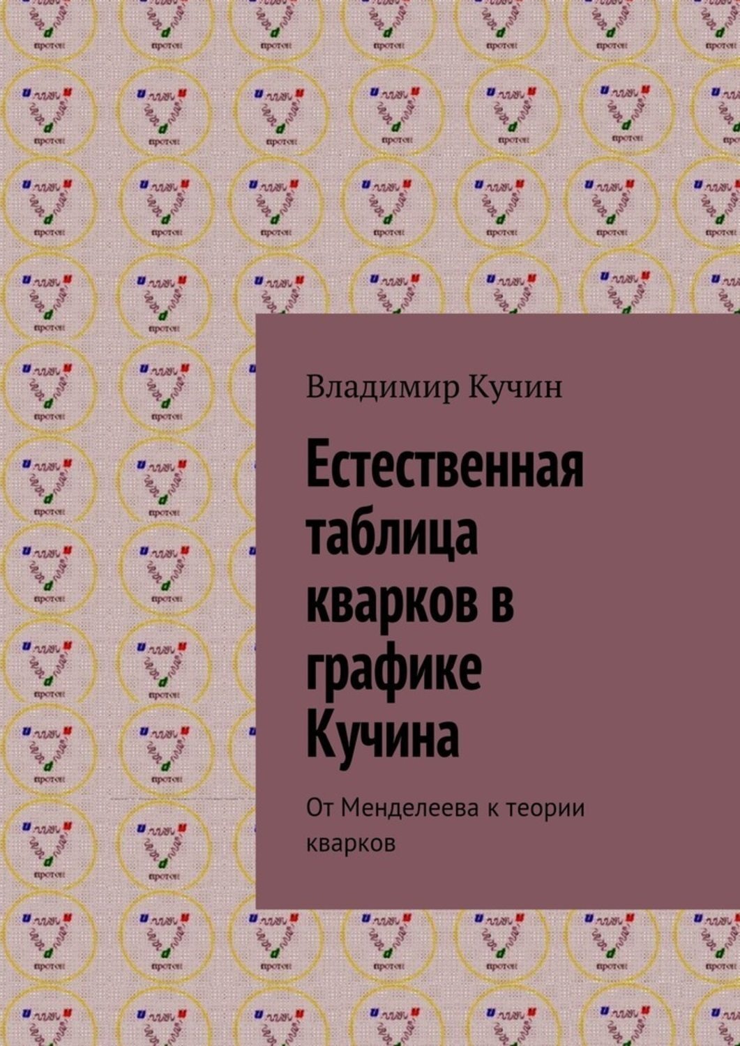 Обложка книги «Естественная таблица кварков в графике Кучина. От Менделеева к теории кварков»