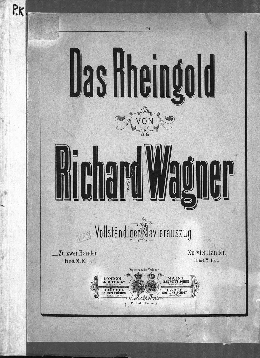 Обложка книги «Das Rheingold»