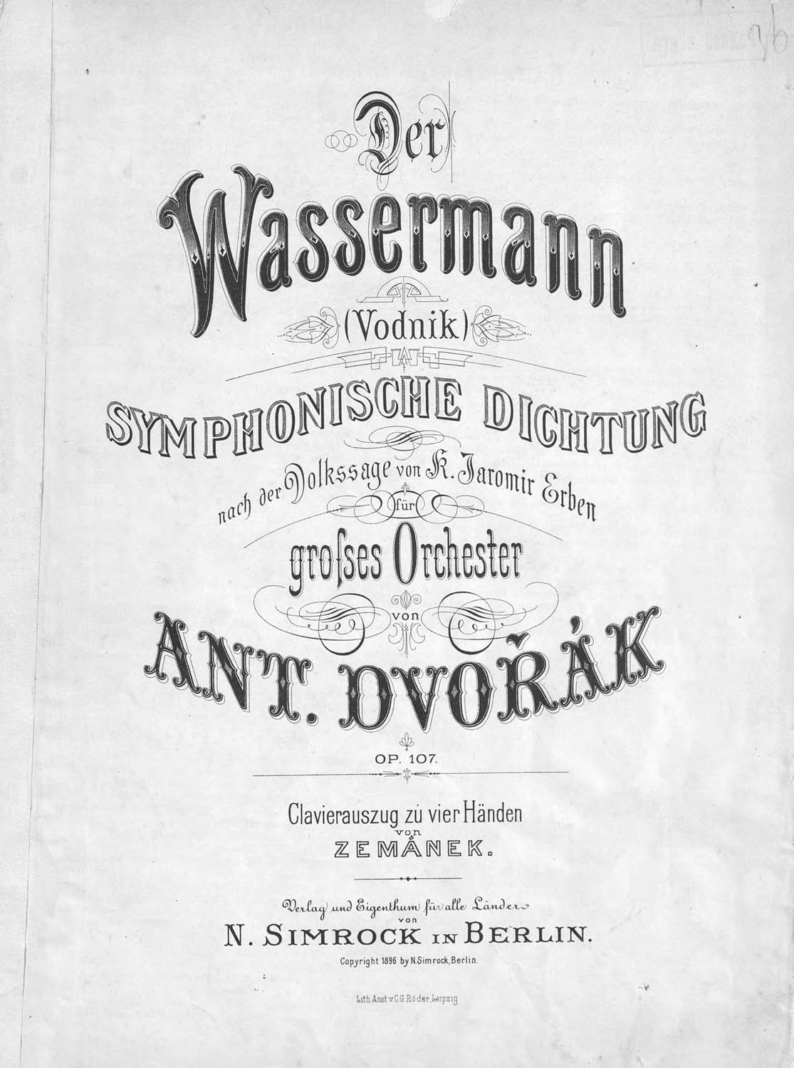Обложка книги «Der Wassermann»