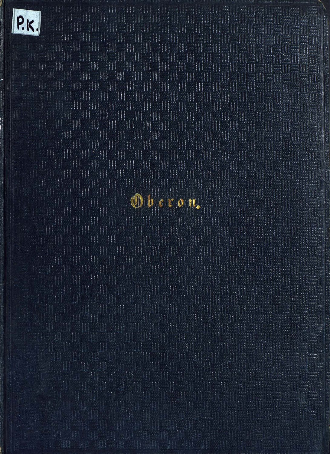 Обложка книги «Oberon»