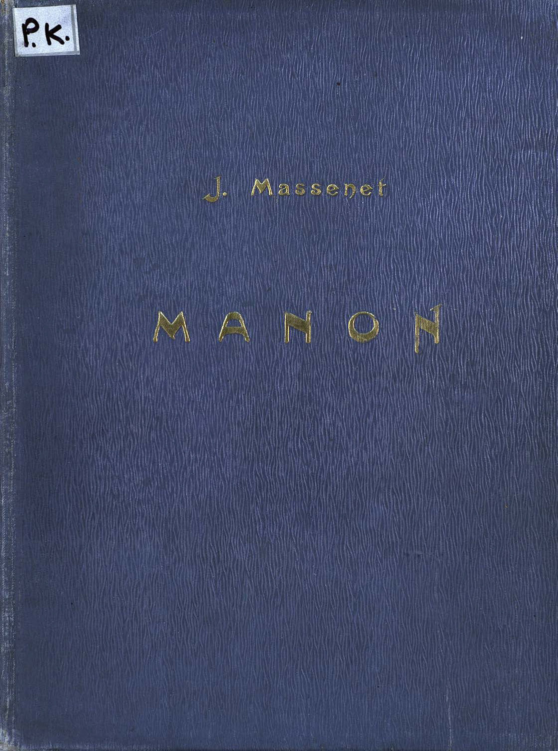 Обложка книги «Manon»