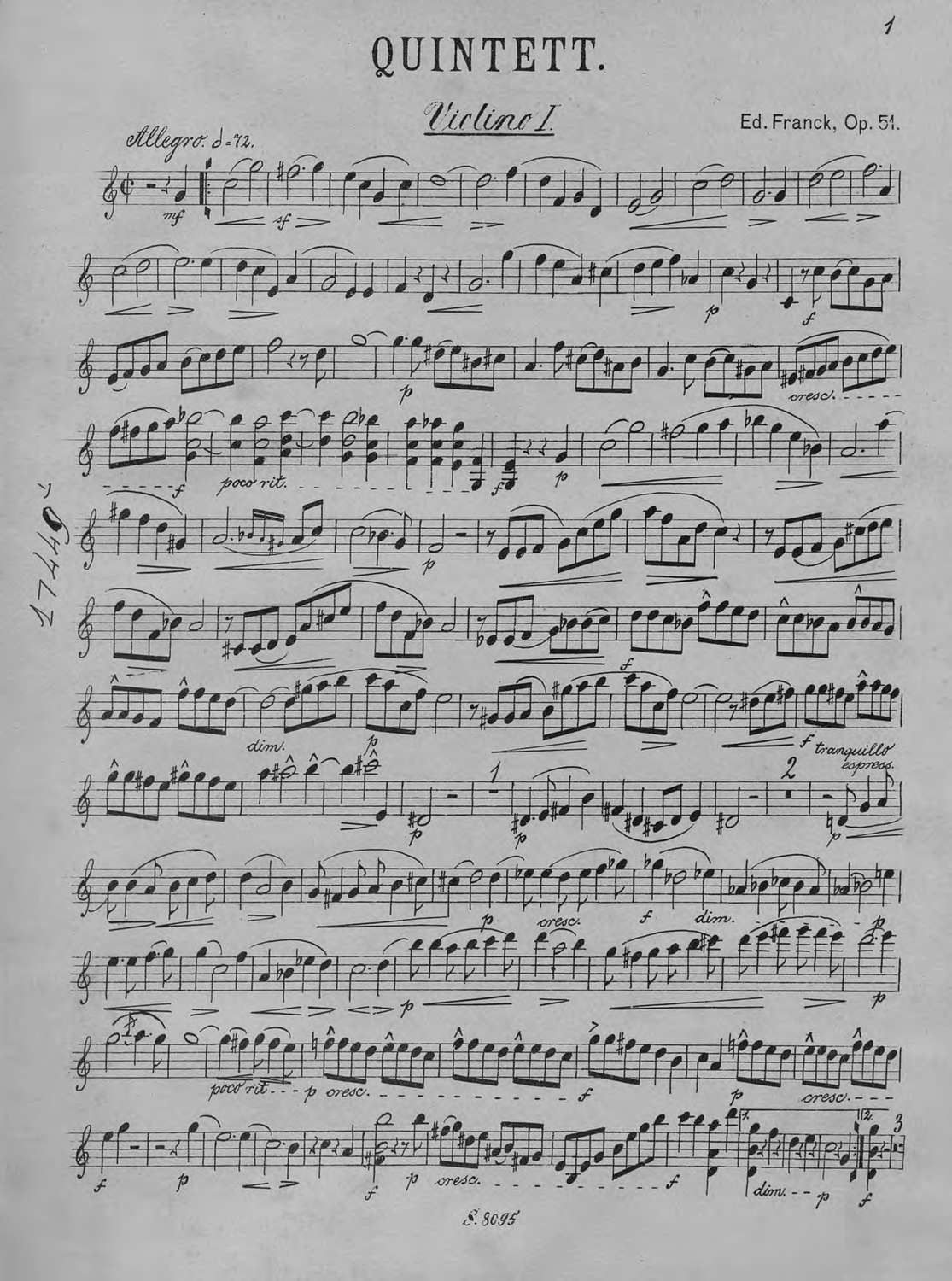 Обложка книги «Quintett»