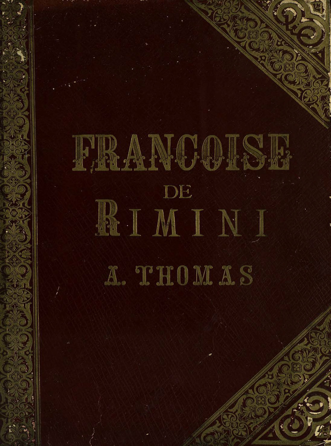 Обложка книги «Francoise de Rimini»