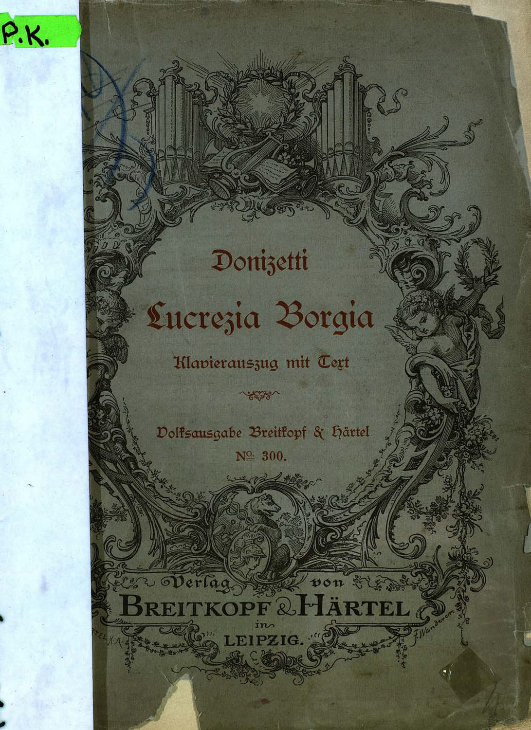 Обложка книги «Lucrezio Borgia»