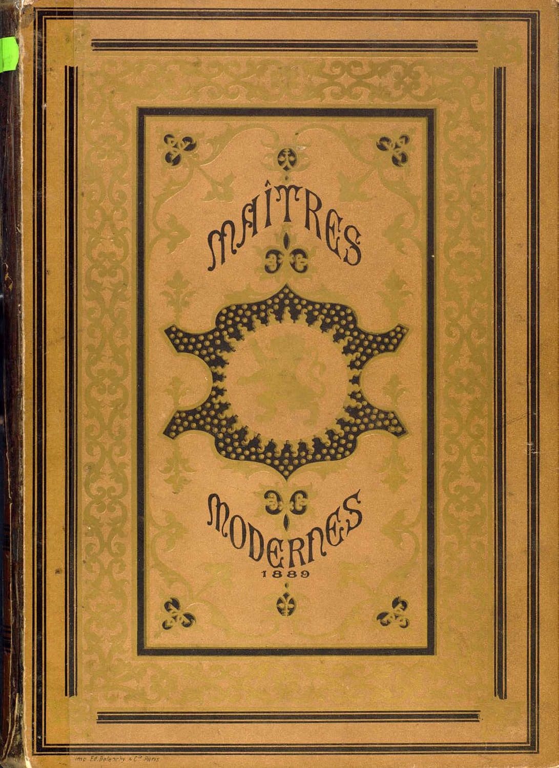 Обложка книги «Album Nouveau des Maitres Modernes»
