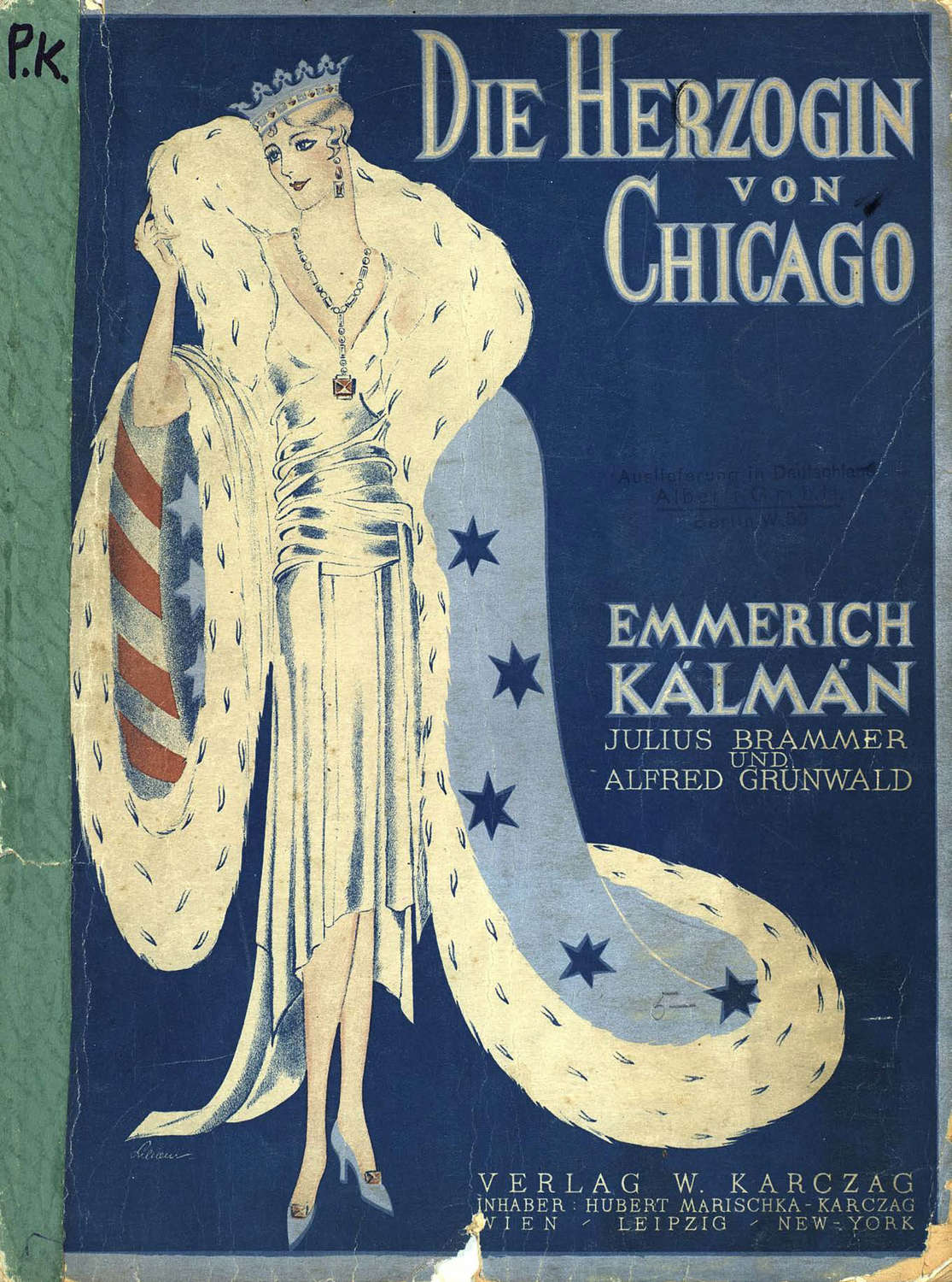 Обложка книги «Die Herzogin v. Chicago»
