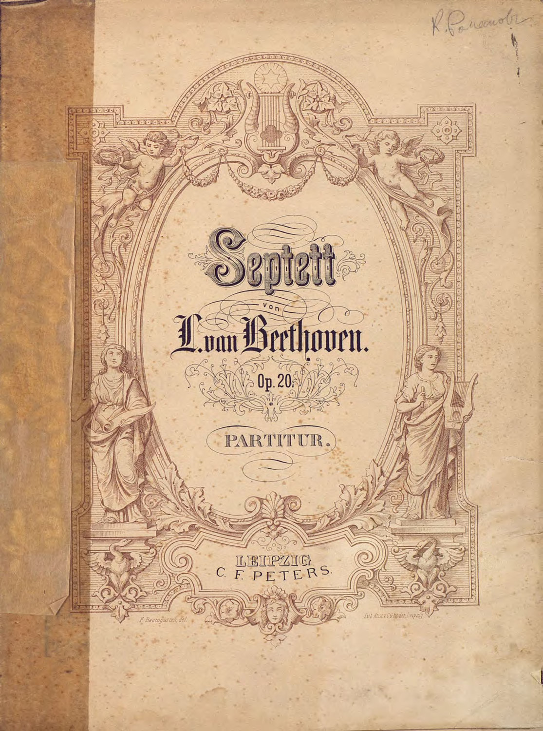 Обложка книги «Septett v. L. van Beethoven»