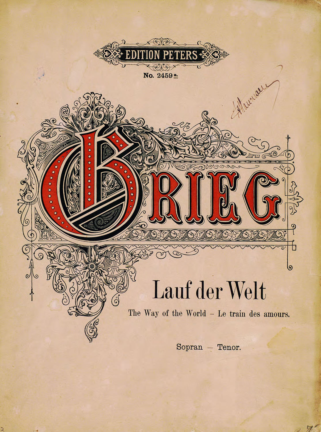Обложка книги «Lauf der Welt»