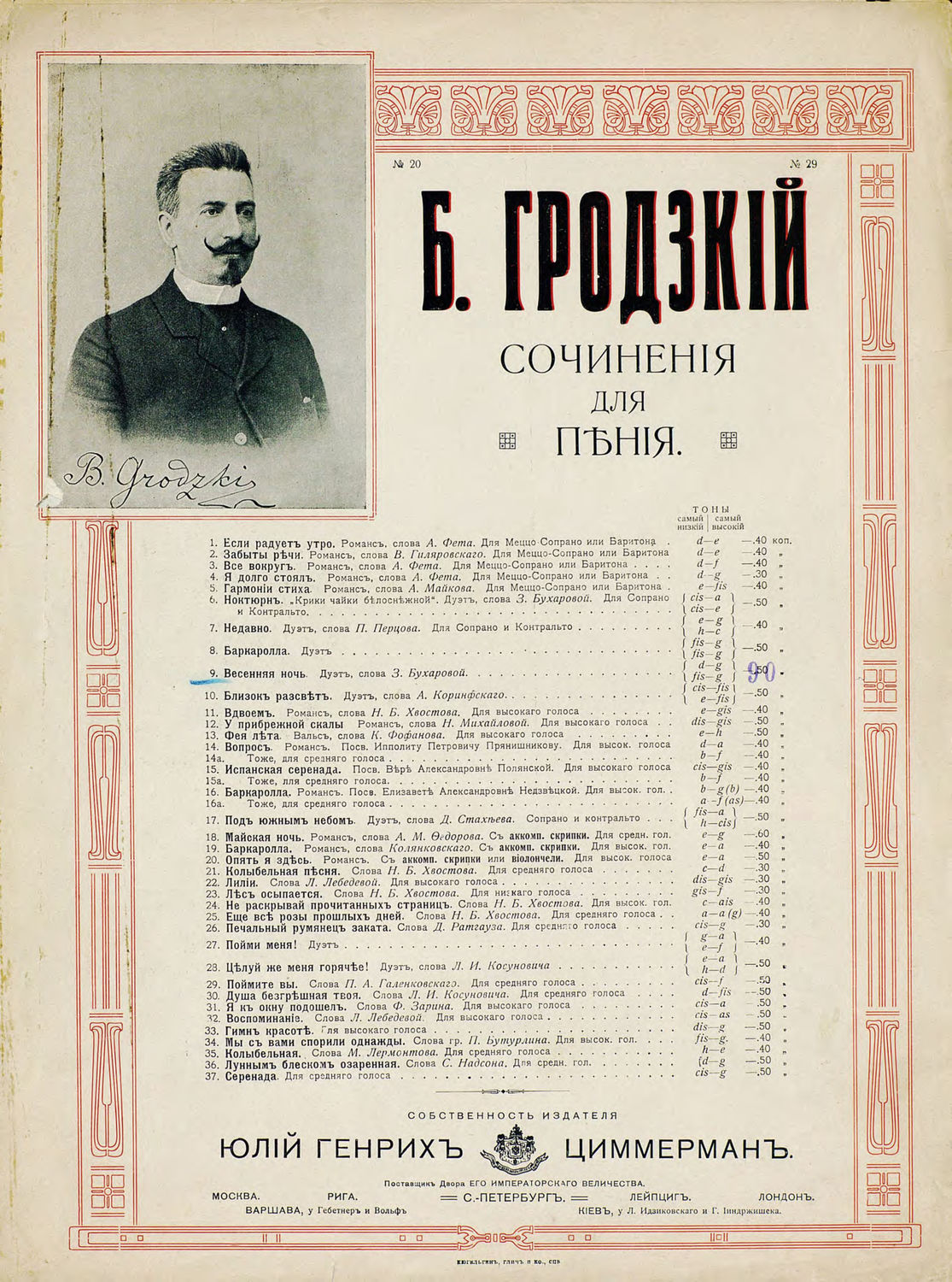 Обложка книги «Весенняя ночь»