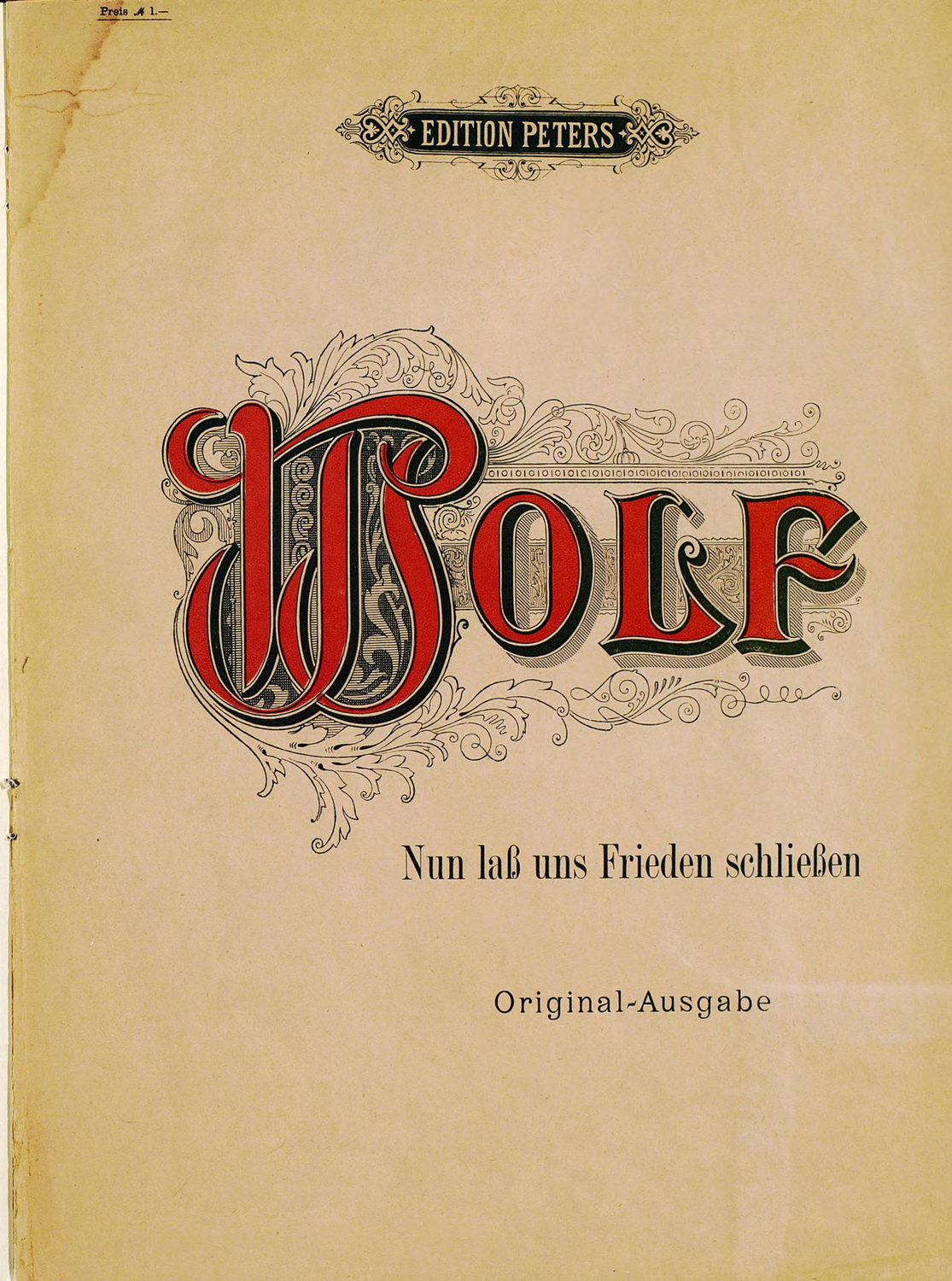 Обложка книги «Nun laß uns Frieden schließen»