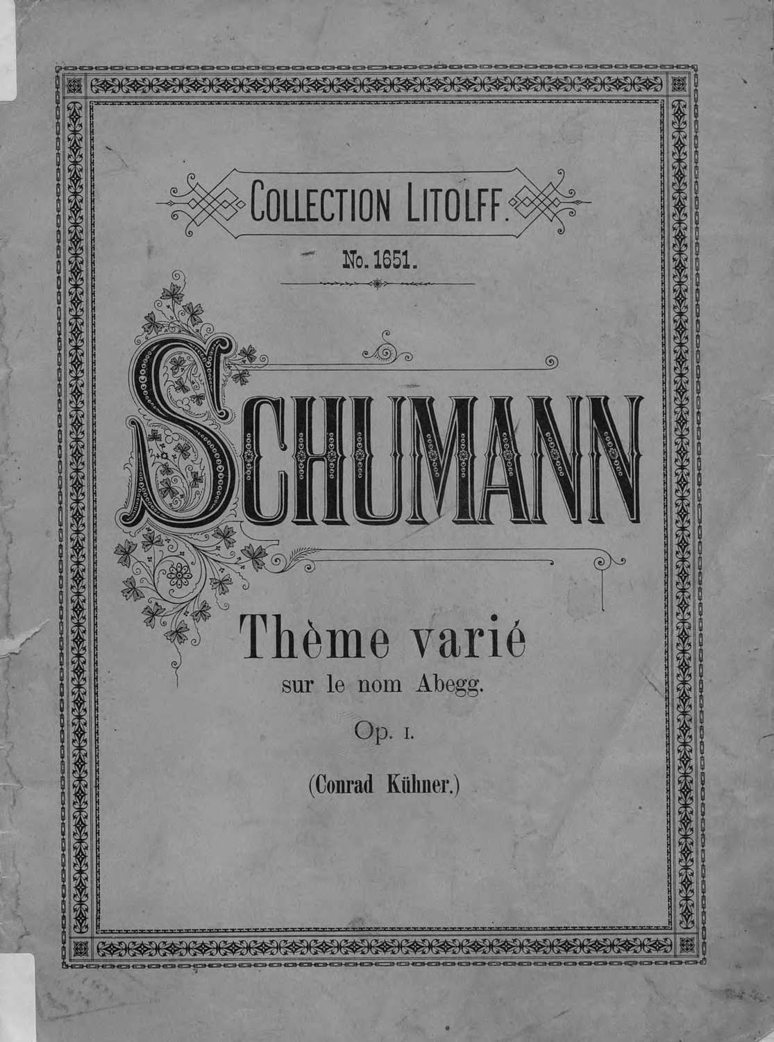 Обложка книги «Theme varie sur le nom Abegg»