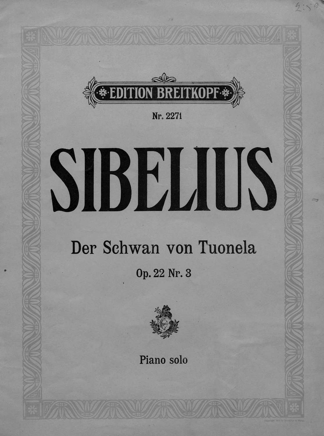 Обложка книги «Der Schwan von Tuonela tuonelan joutsen»