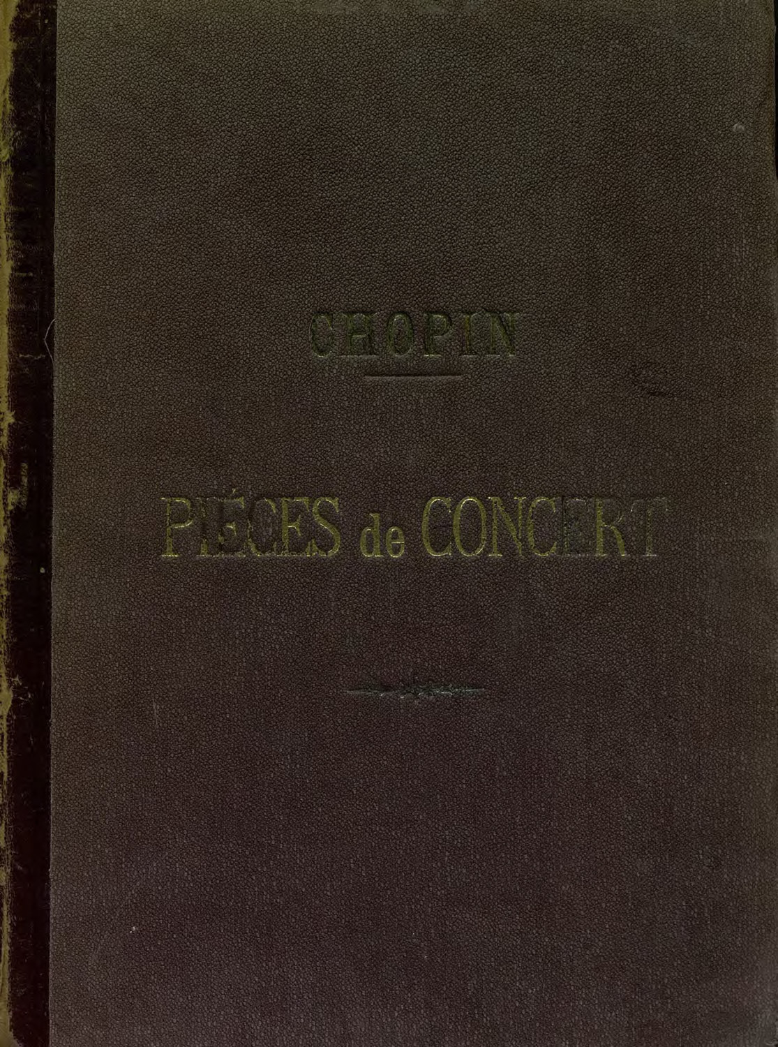 Обложка книги «Pieces de concert»