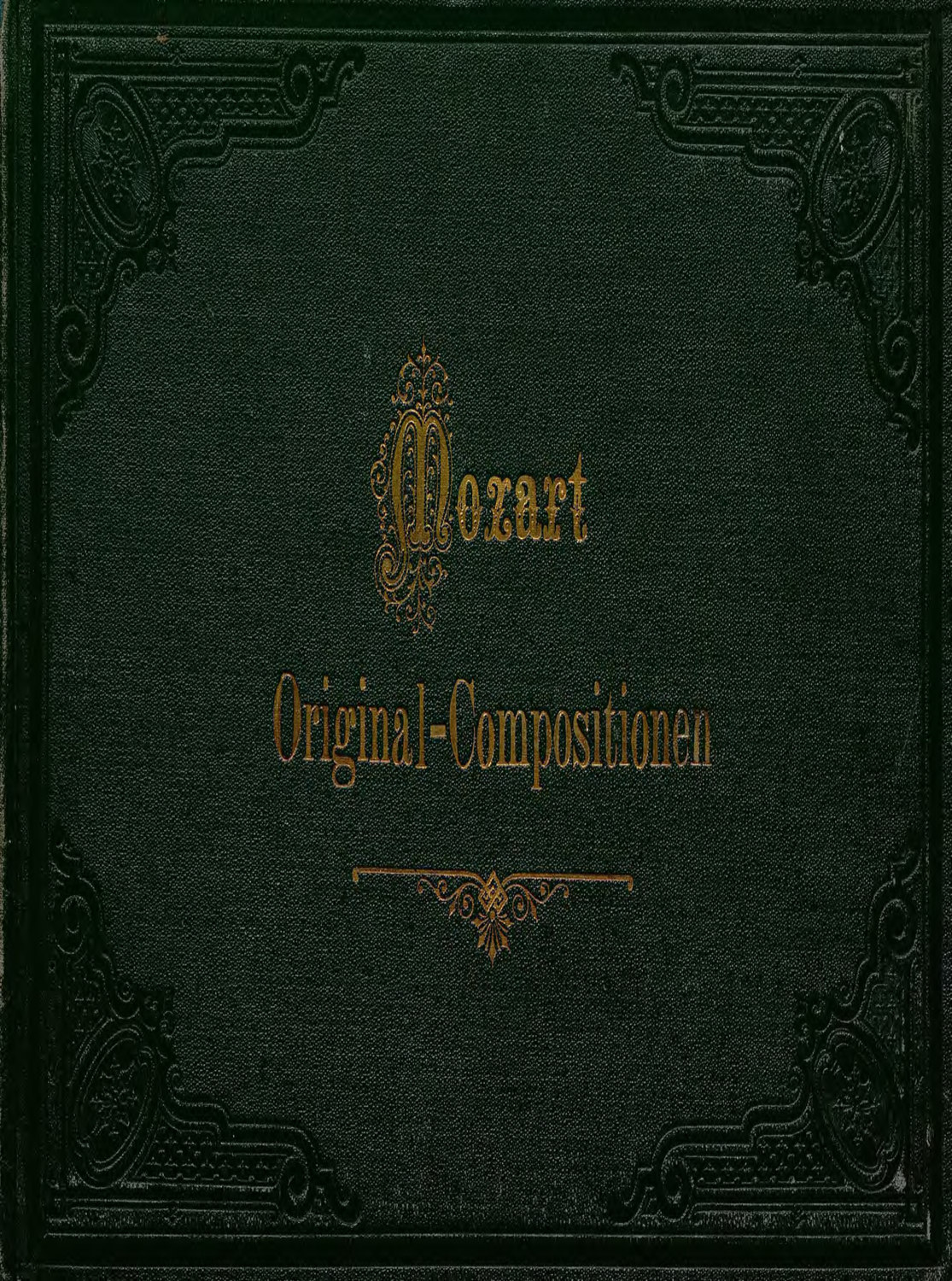 Обложка книги «Original-Compositionen fur Pianoforte zu vier Handen v. W. A. Mozart»
