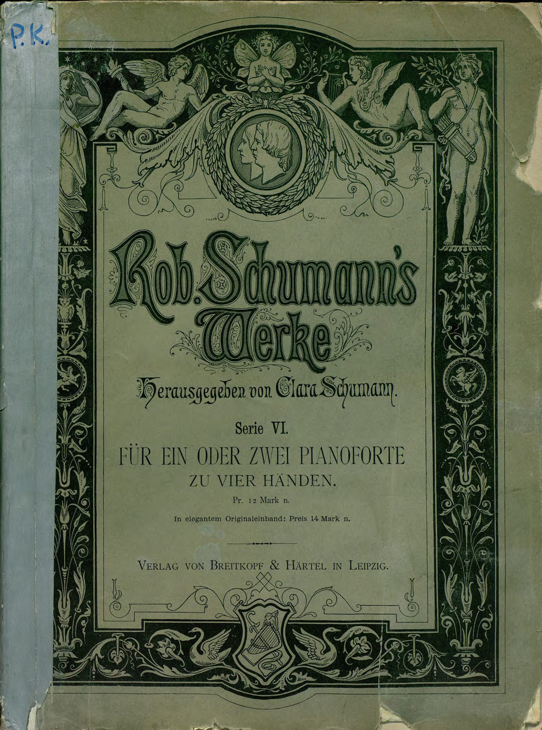 Обложка книги «Robert Schumann's Werke»