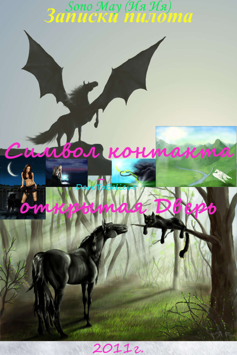Обложка книги «Записки пилота, Символ контакта – открытая Дверь»