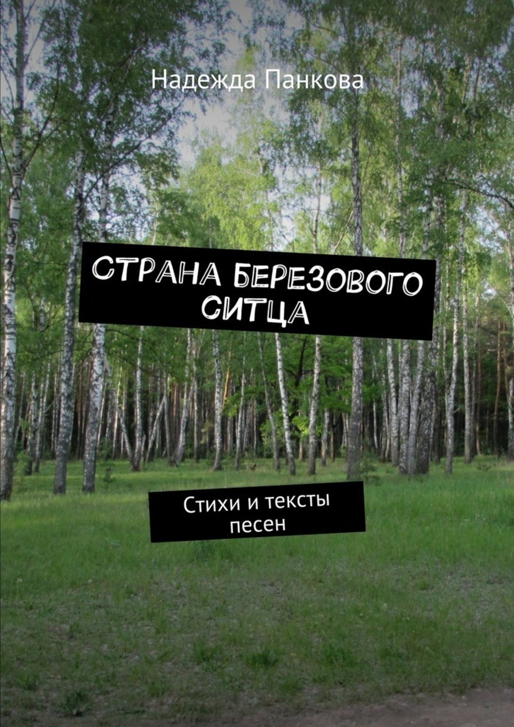 Обложка книги «Страна березового ситца. Стихи и тексты песен»