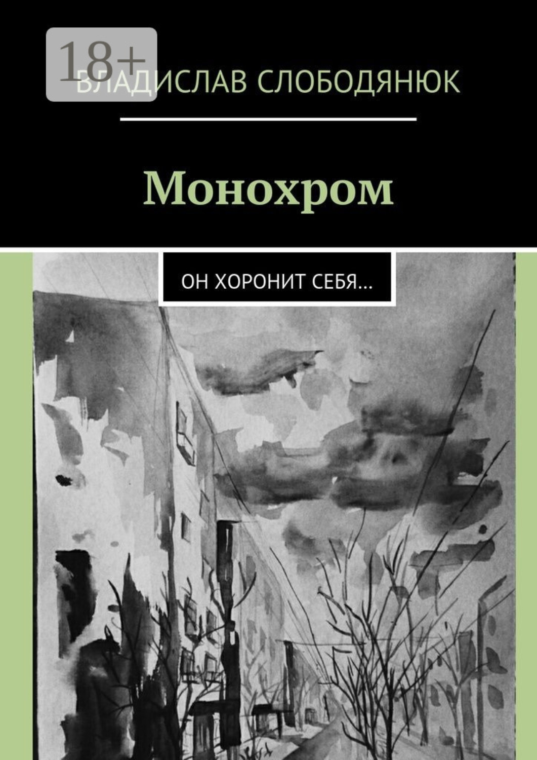 Обложка книги «Монохром. Он хоронит себя…»