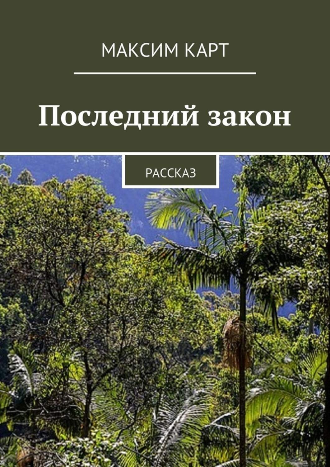 Обложка книги «Последний закон. Рассказ»