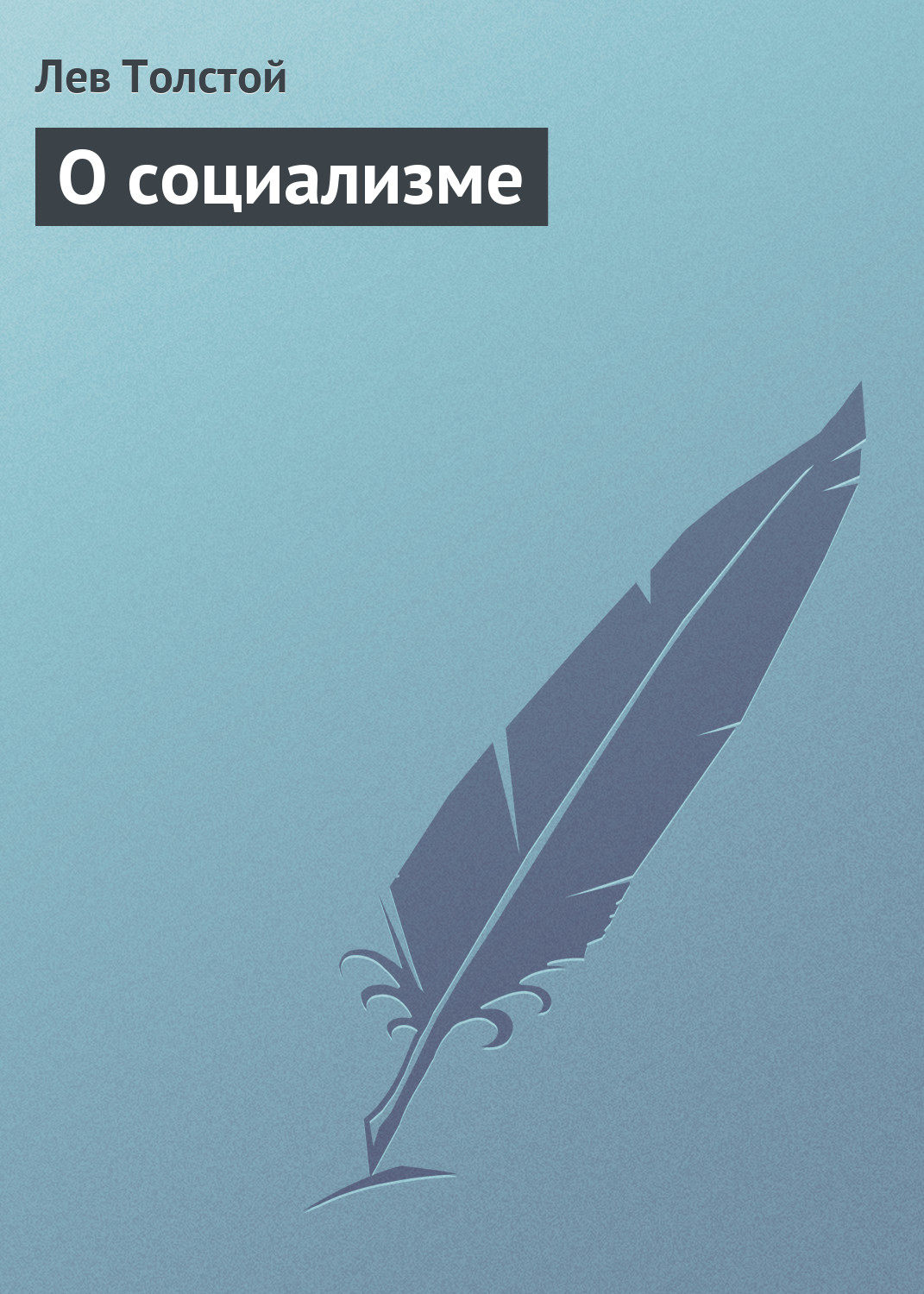 Обложка книги «О социализме»