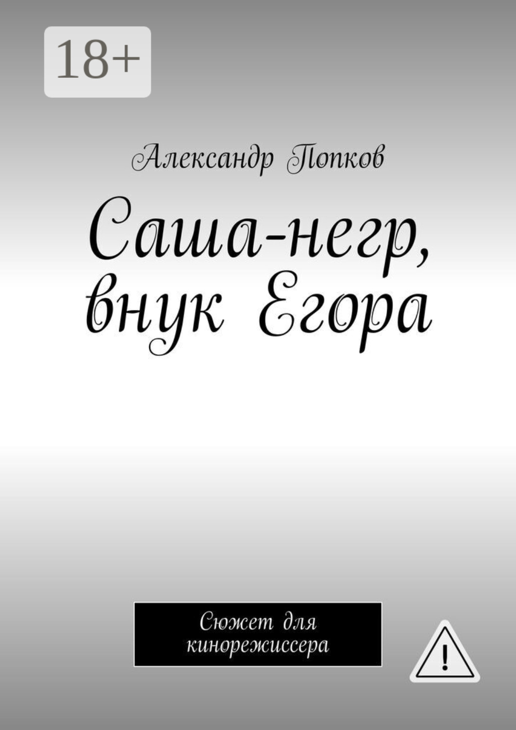 Обложка книги «Саша-негр, внук Егора. Сюжет для кинорежиссера»