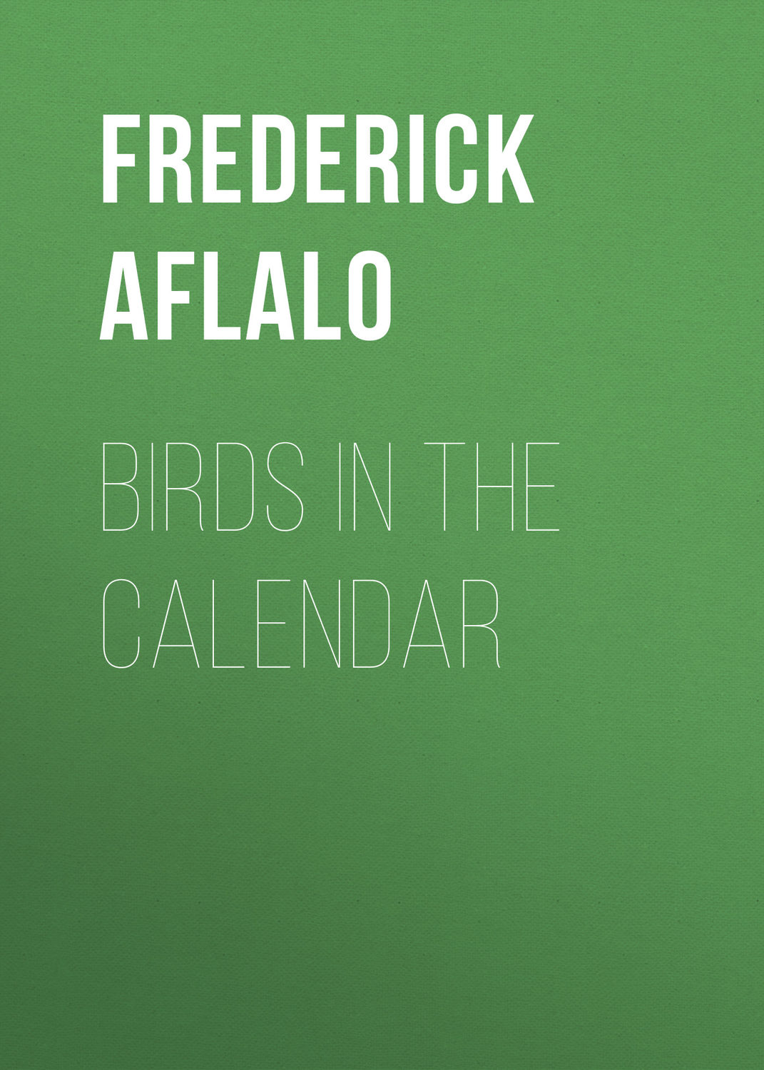 Обложка книги «Birds in the Calendar»