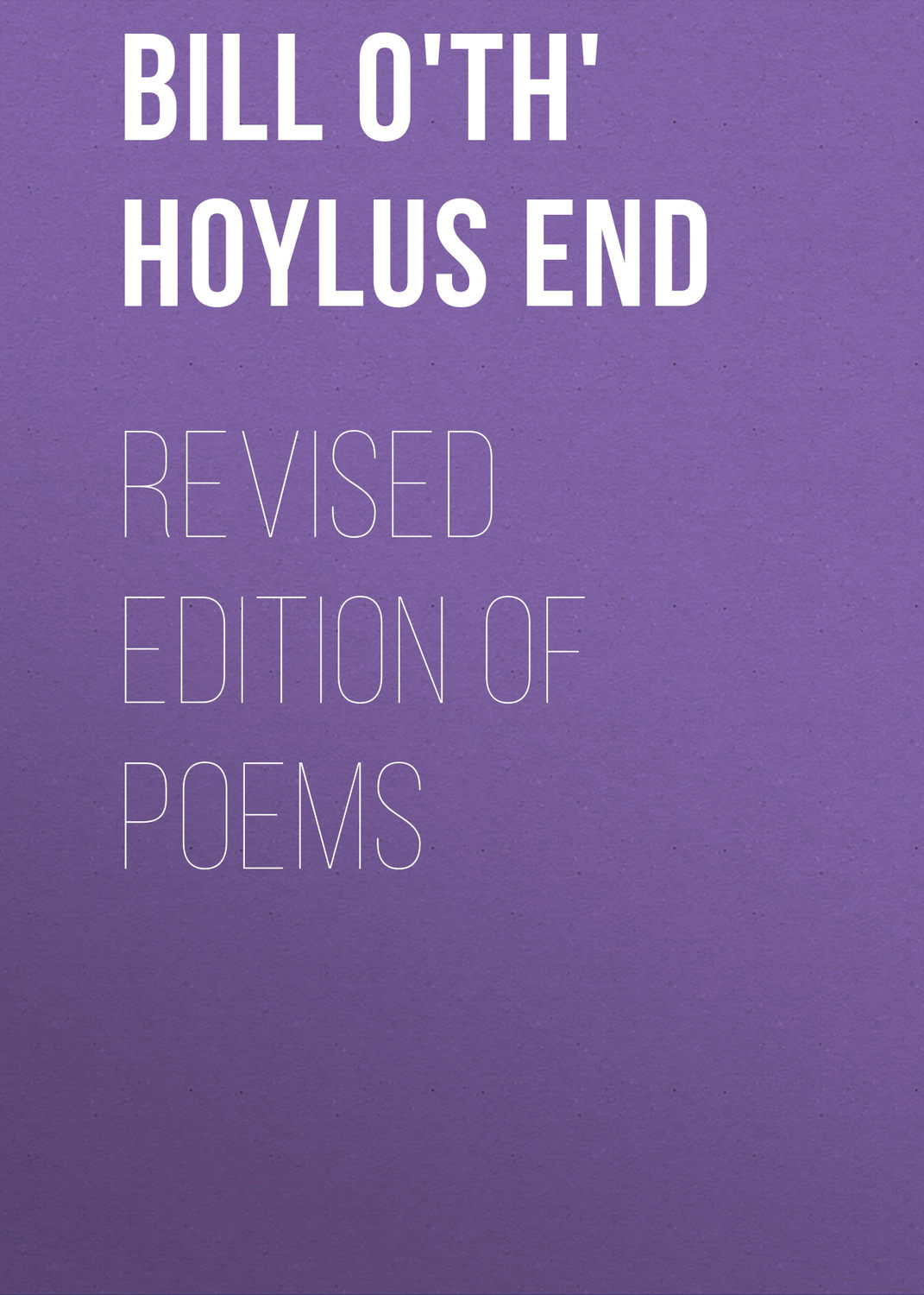 Обложка книги «Revised Edition of Poems»