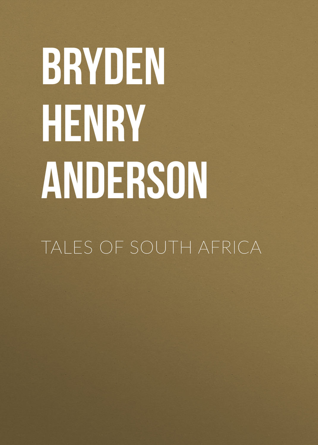 Обложка книги «Tales of South Africa»