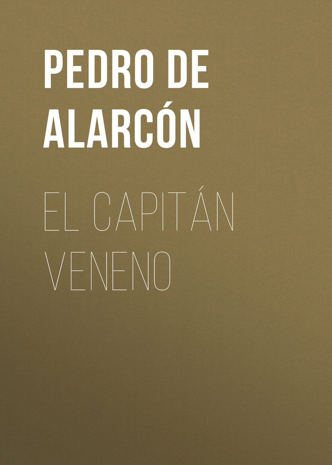 Обложка книги «El Capitán Veneno»