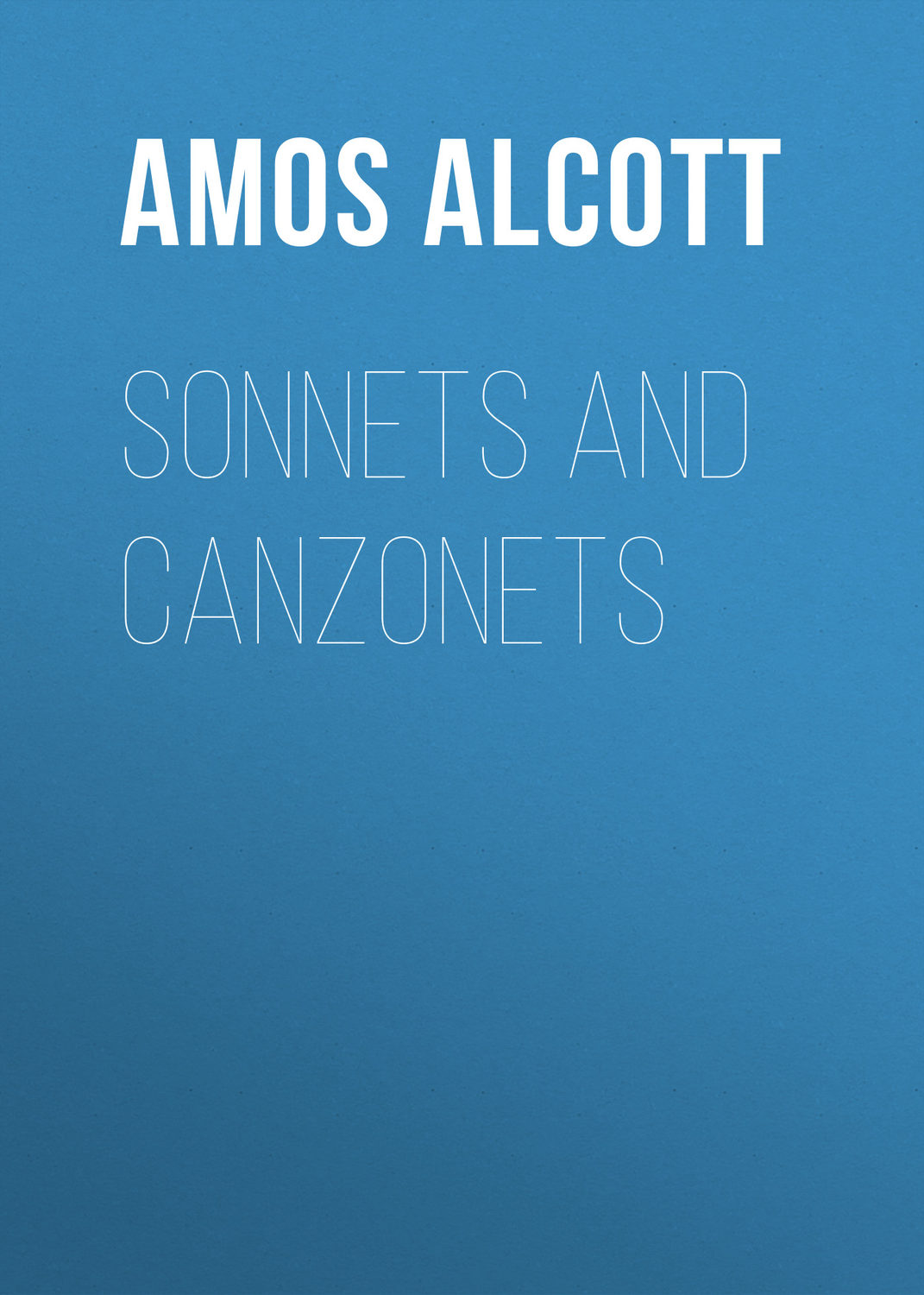 Обложка книги «Sonnets and Canzonets»