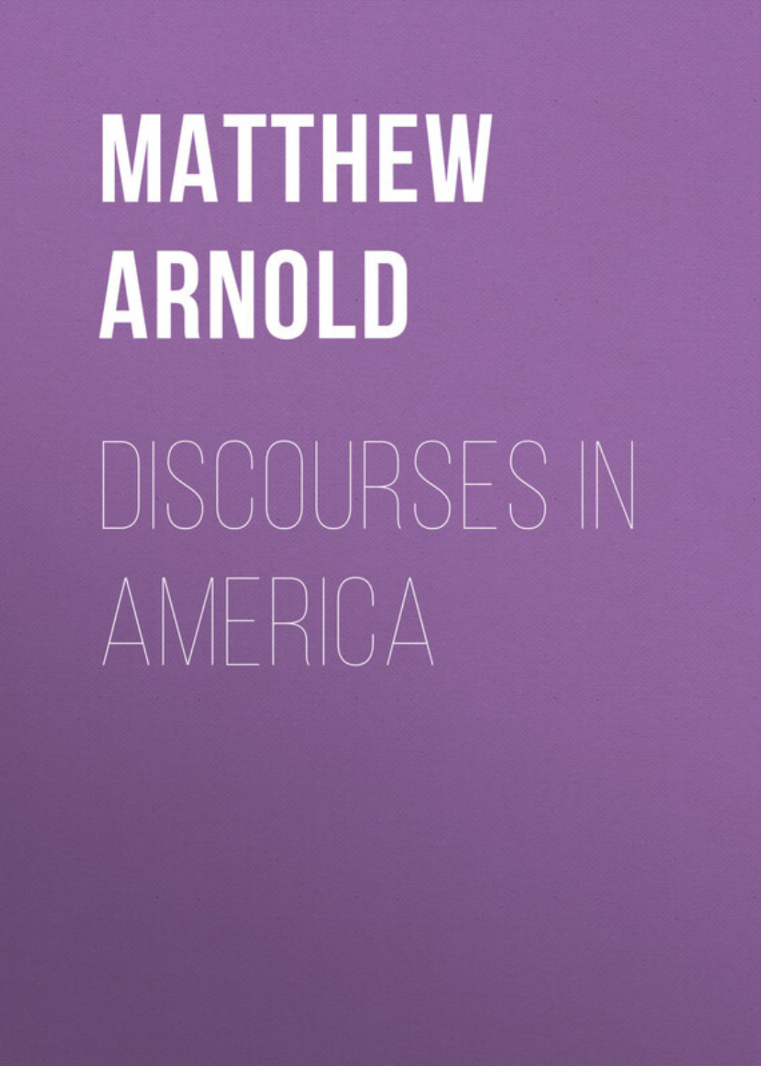 Обложка книги «Discourses in America»