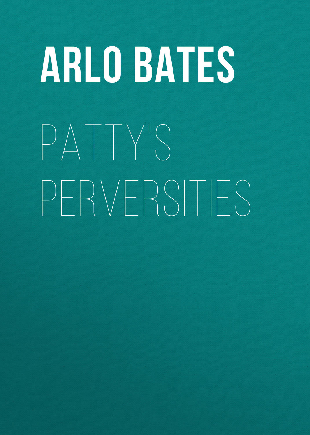 Обложка книги «Patty's Perversities»