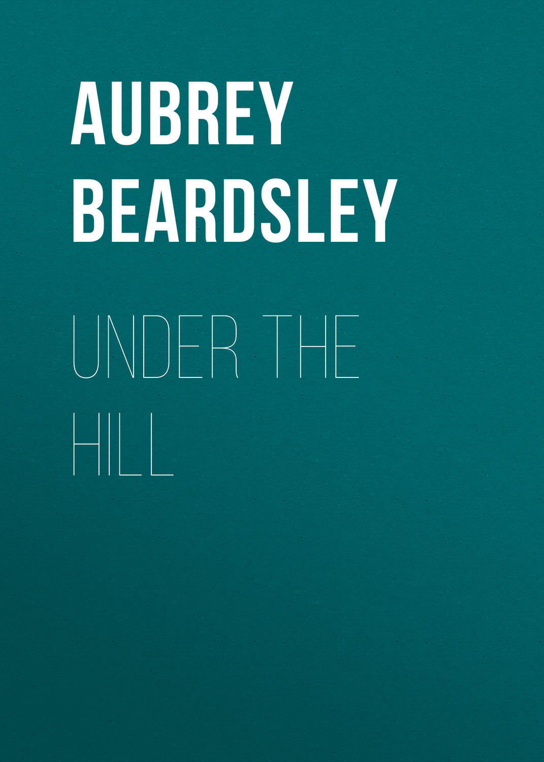 Обложка книги «Under the Hill»