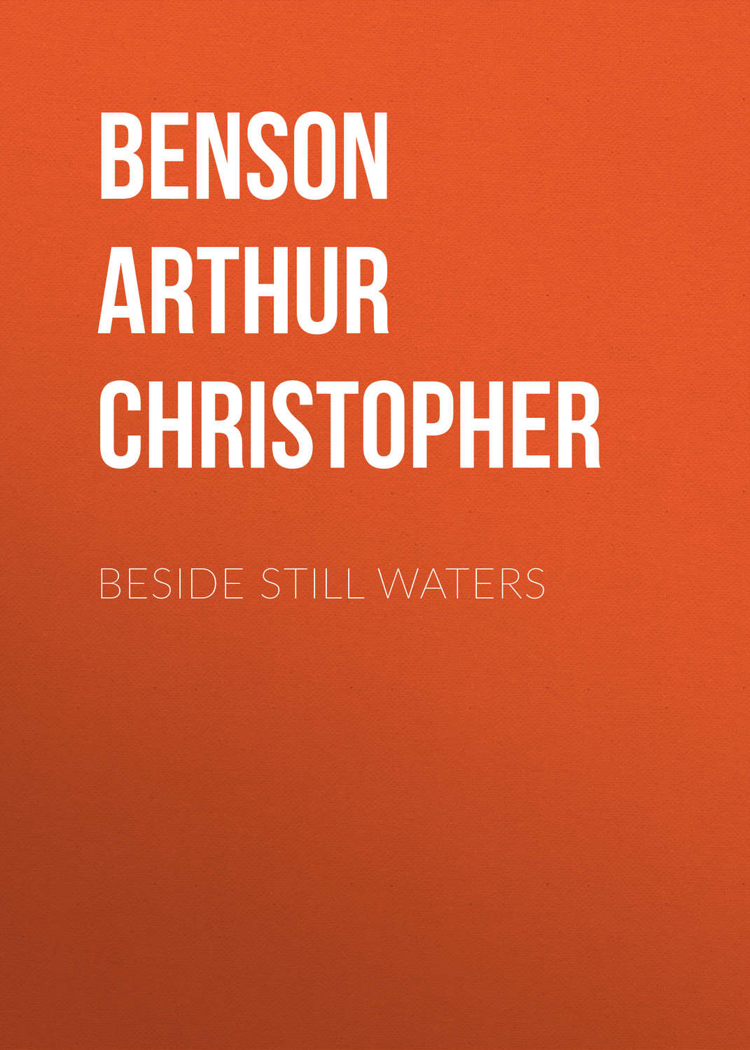 Обложка книги «Beside Still Waters»