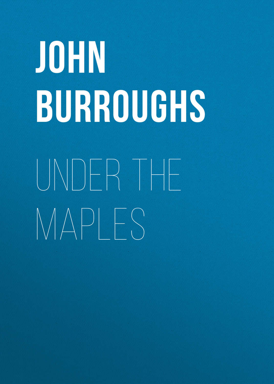 Обложка книги «Under the Maples»