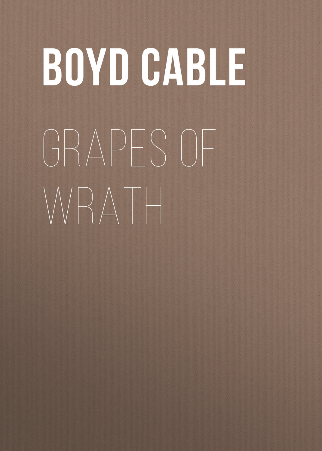 Обложка книги «Grapes of wrath»