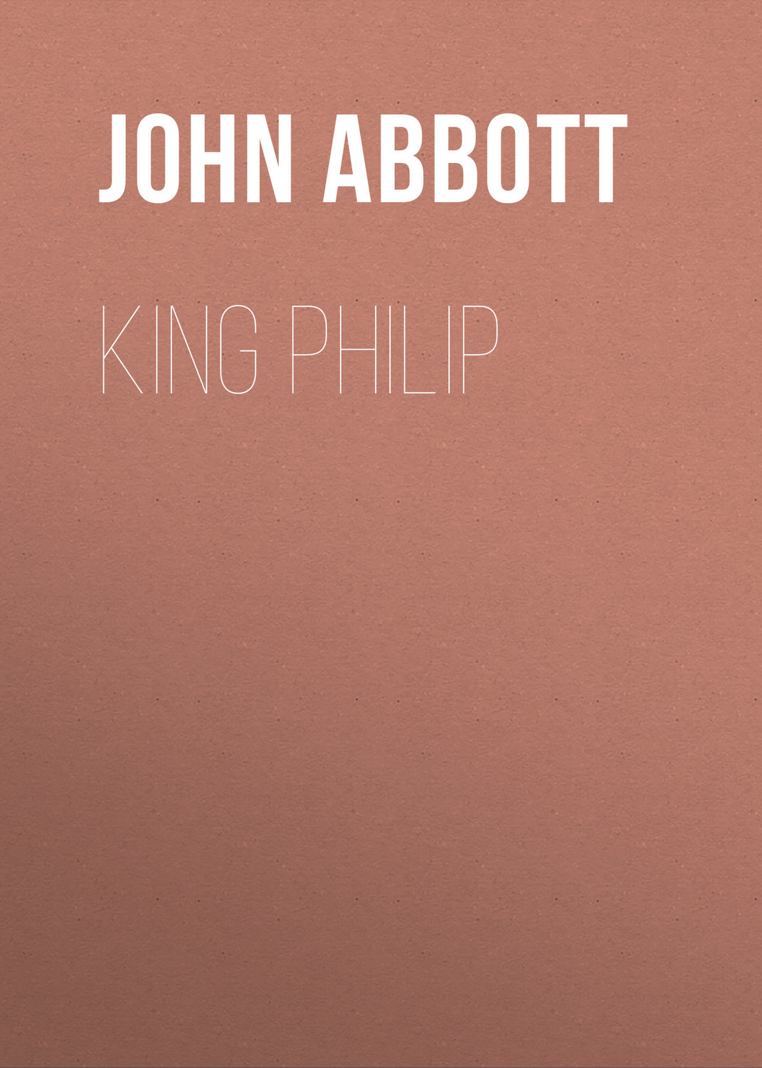 Обложка книги «King Philip»