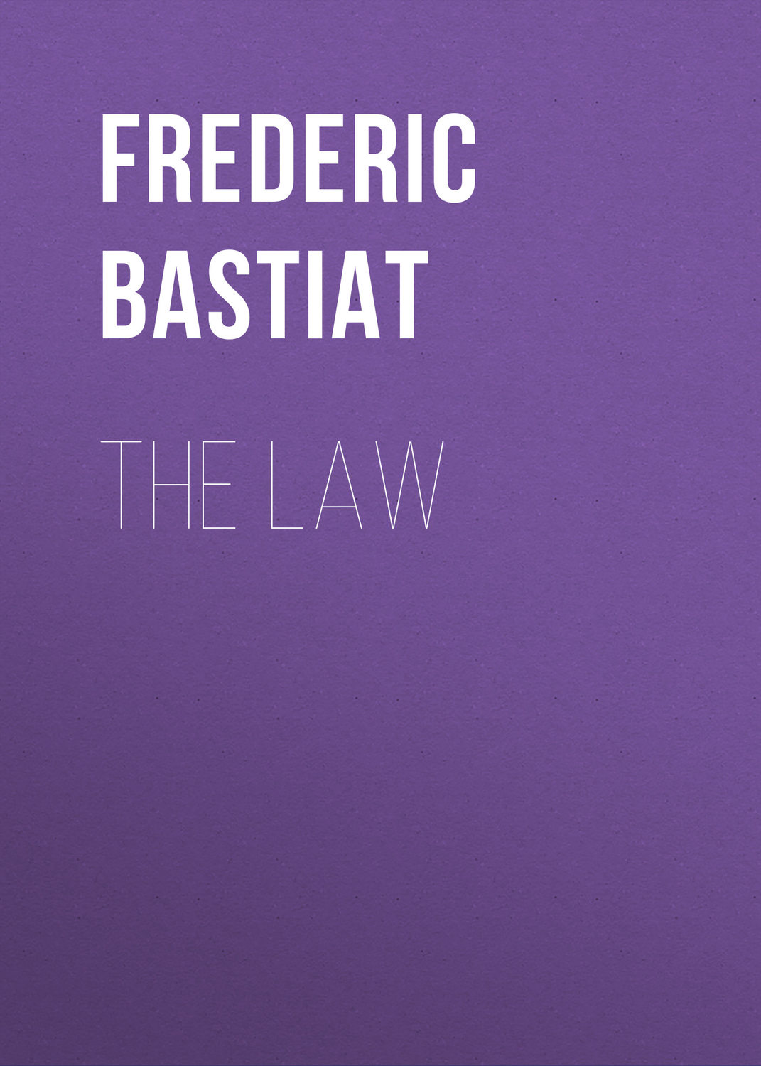 Обложка книги «The Law»