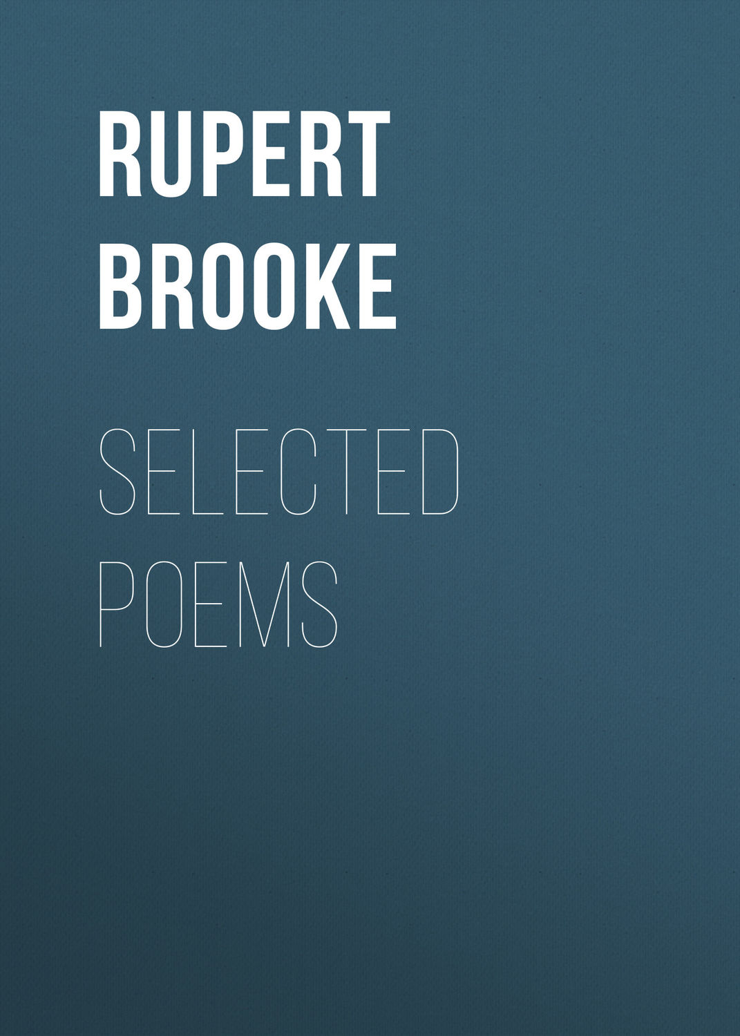 Обложка книги «Selected Poems»