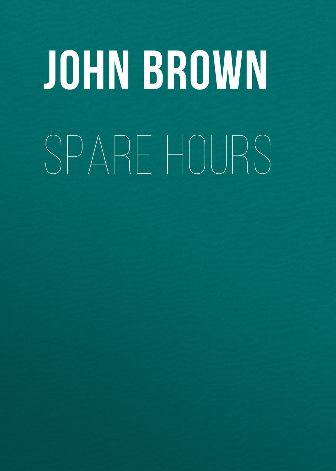 Обложка книги «Spare Hours»