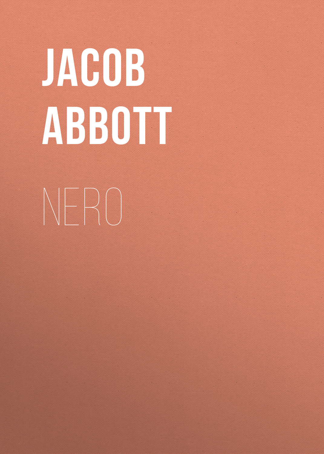 Обложка книги «Nero»