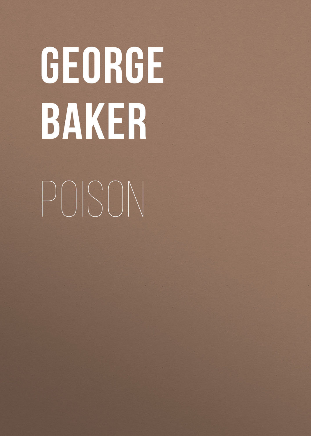 Обложка книги «Poison»