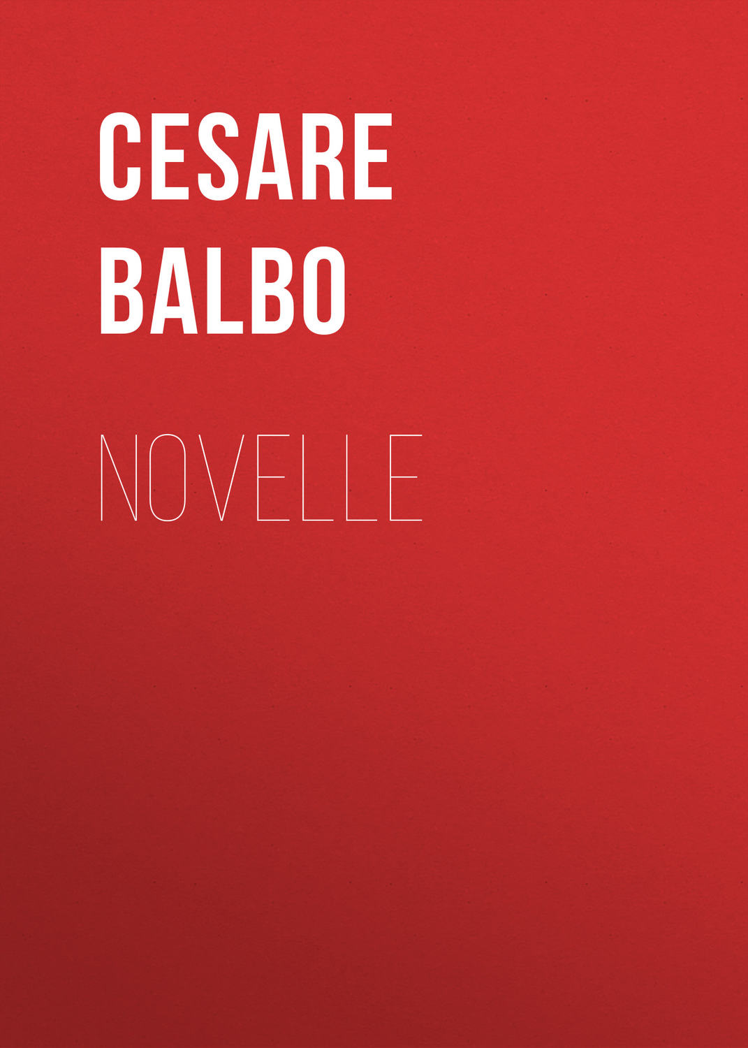 Обложка книги «Novelle»