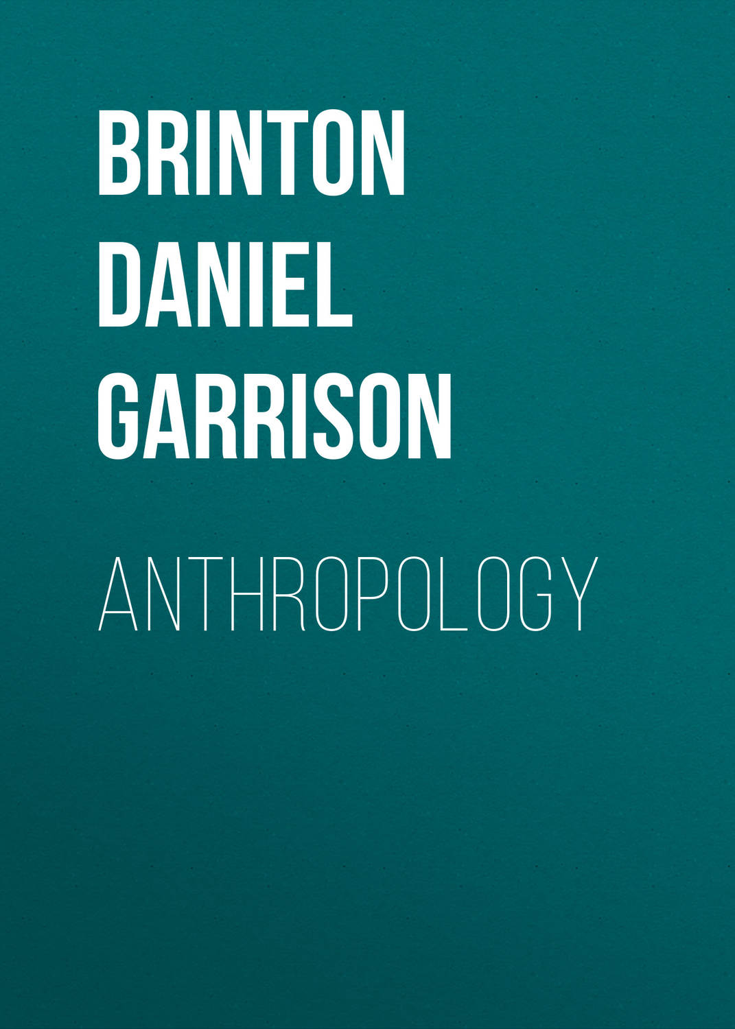 Обложка книги «Anthropology»